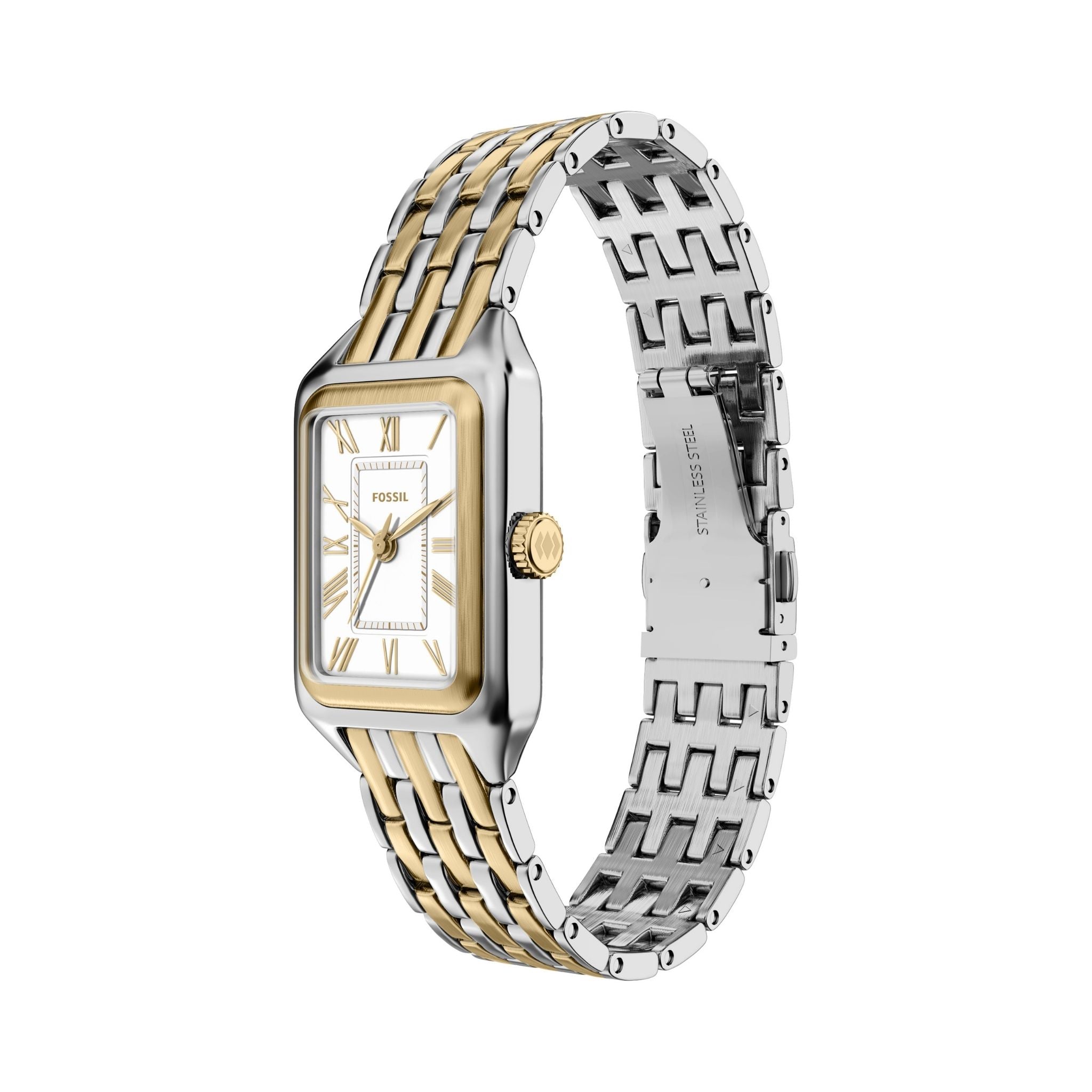 Fossil Raquel Two-tone White Dial ES5468