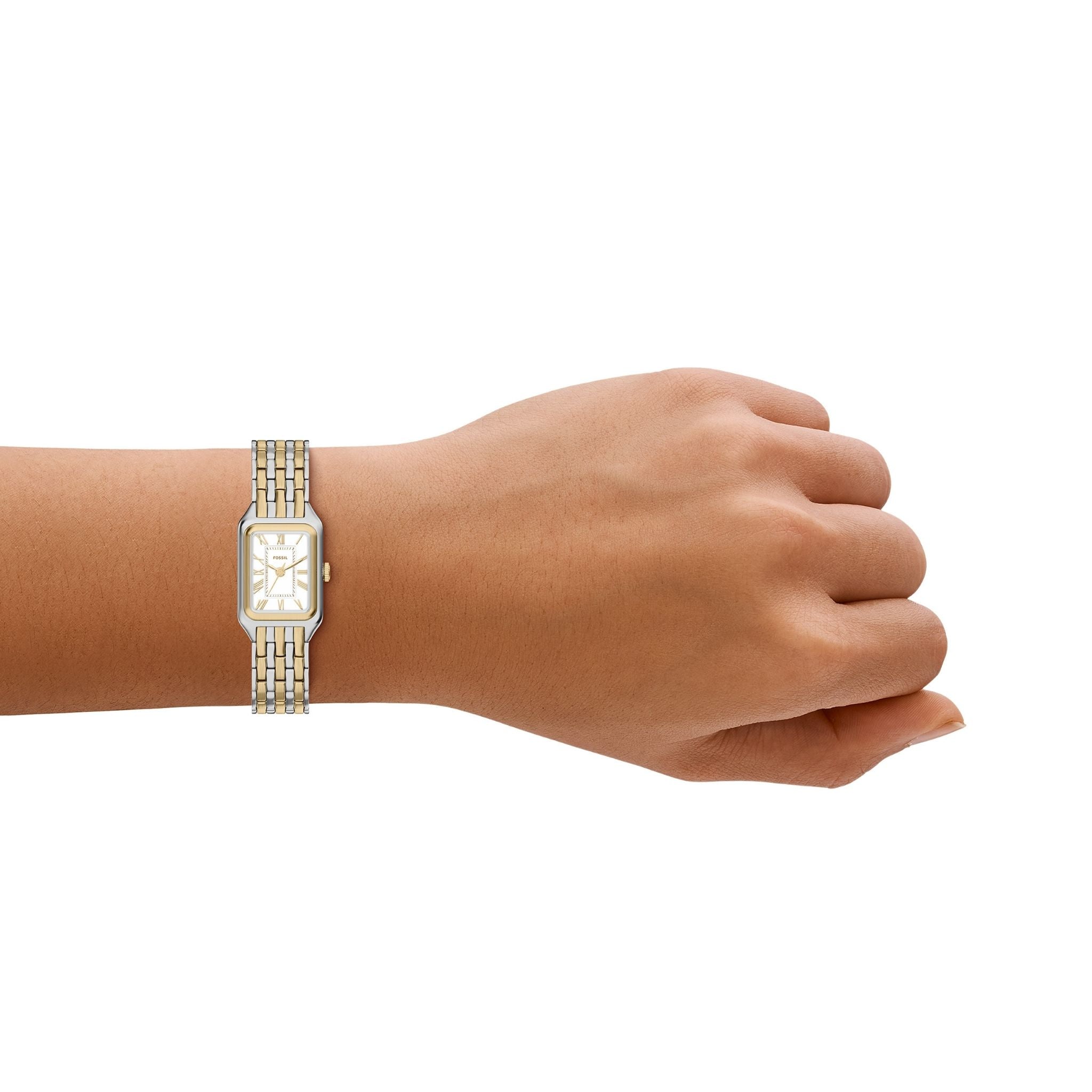 Fossil Raquel Two-tone White Dial ES5468