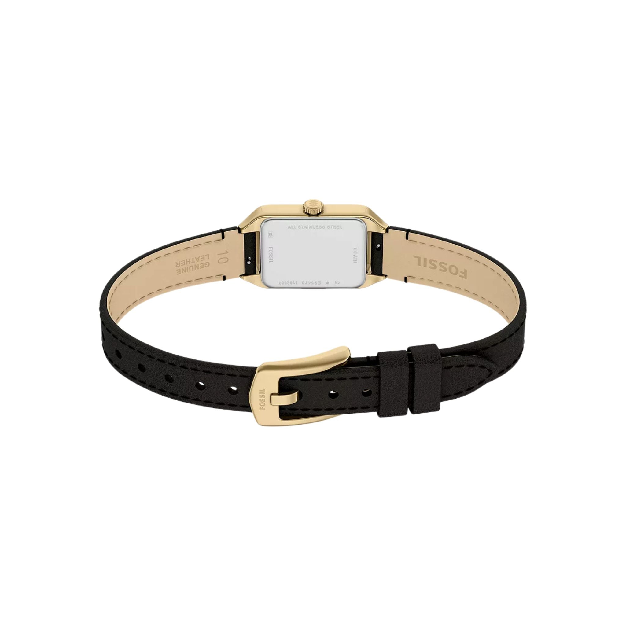 Fossil Raquel Mini Black Leather ES5470