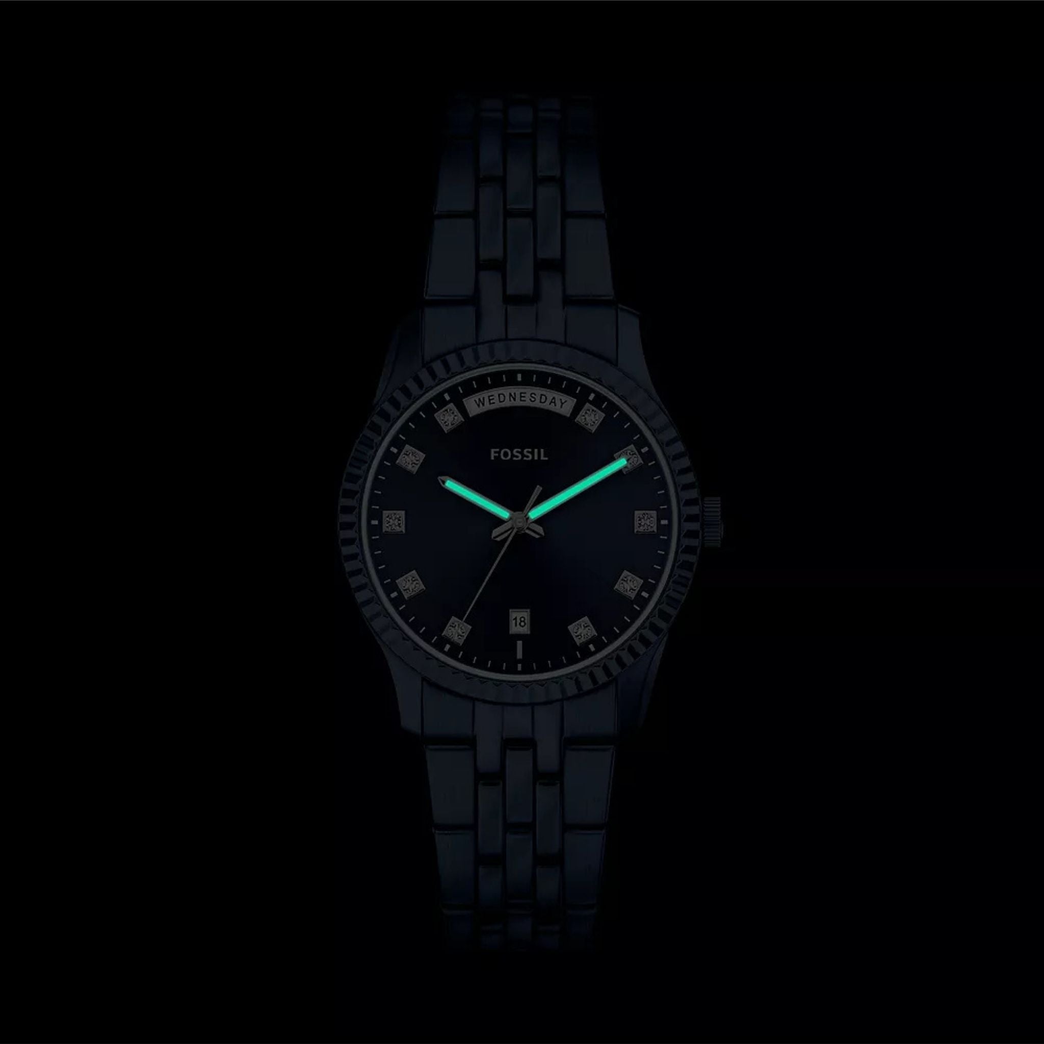 Fossil Scarlette Navy Stainless Steel ES5476