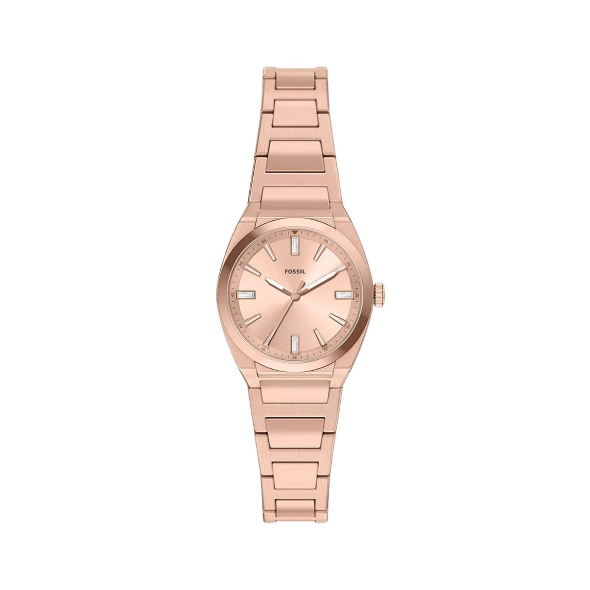 Fossil Everett 27mm Rose Gold-Tone Stainless Steel Watch ES5491