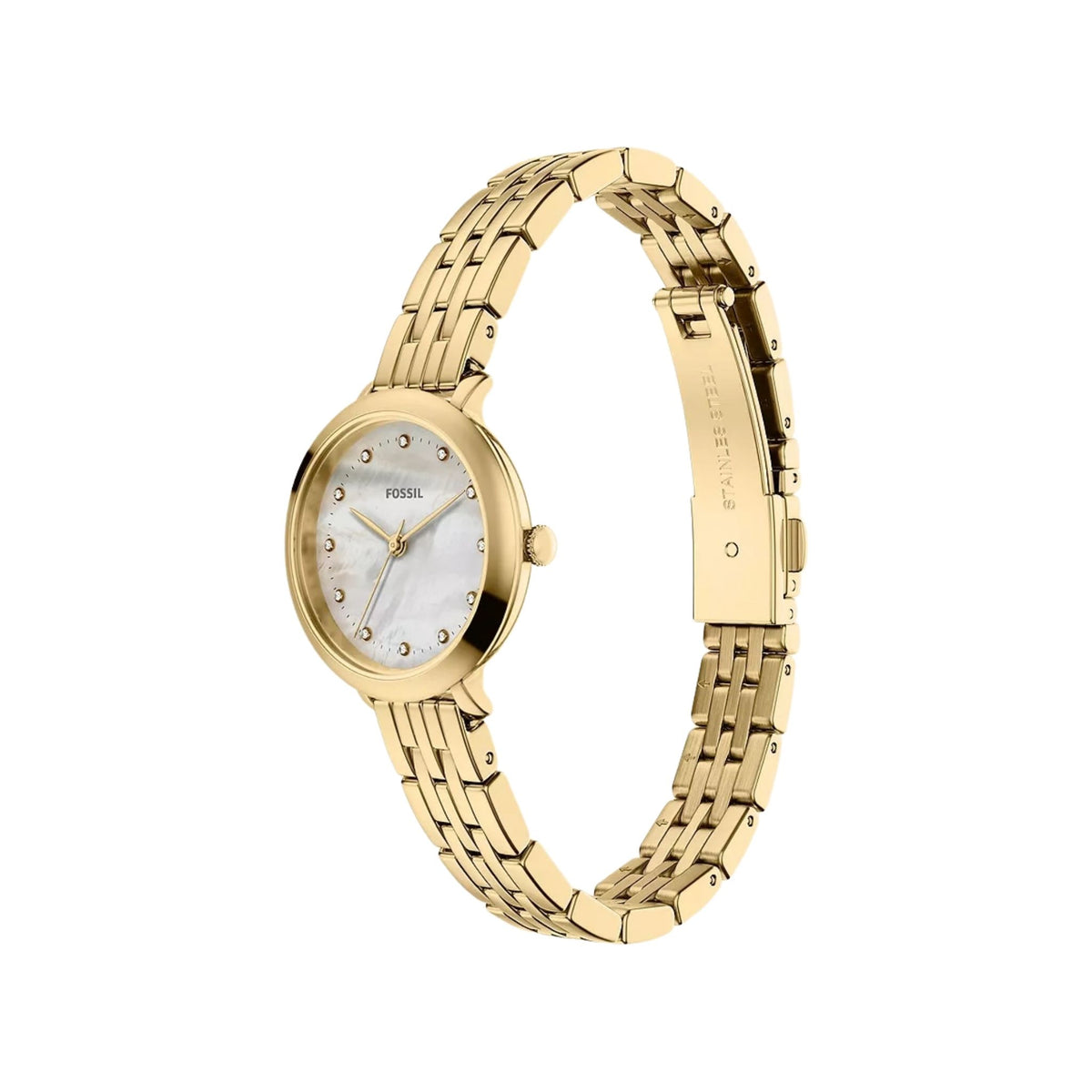 Fossil Heidi 26mm Gold-Tone Stainless Steel Watch ES5501
