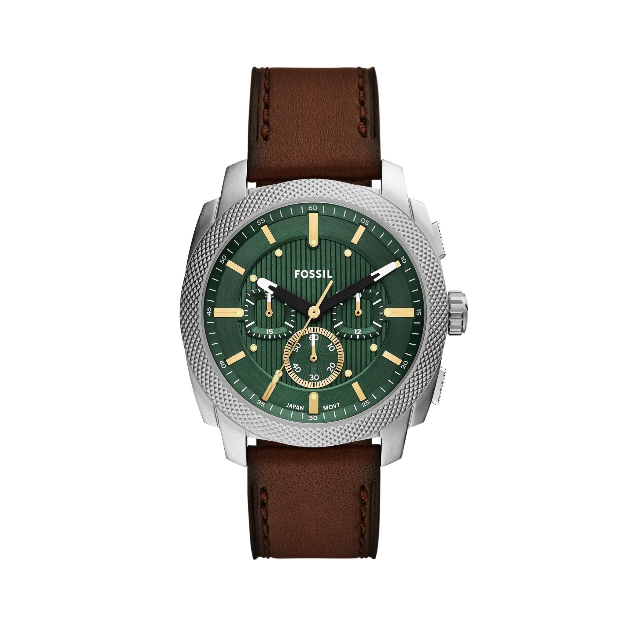 Fossil Machine Brown Strap FS6100