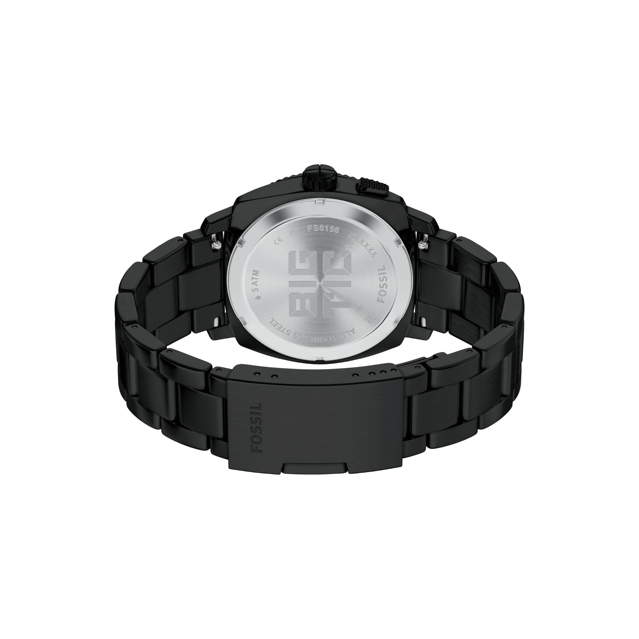 Fossil Machine Black Negative Display FS6156