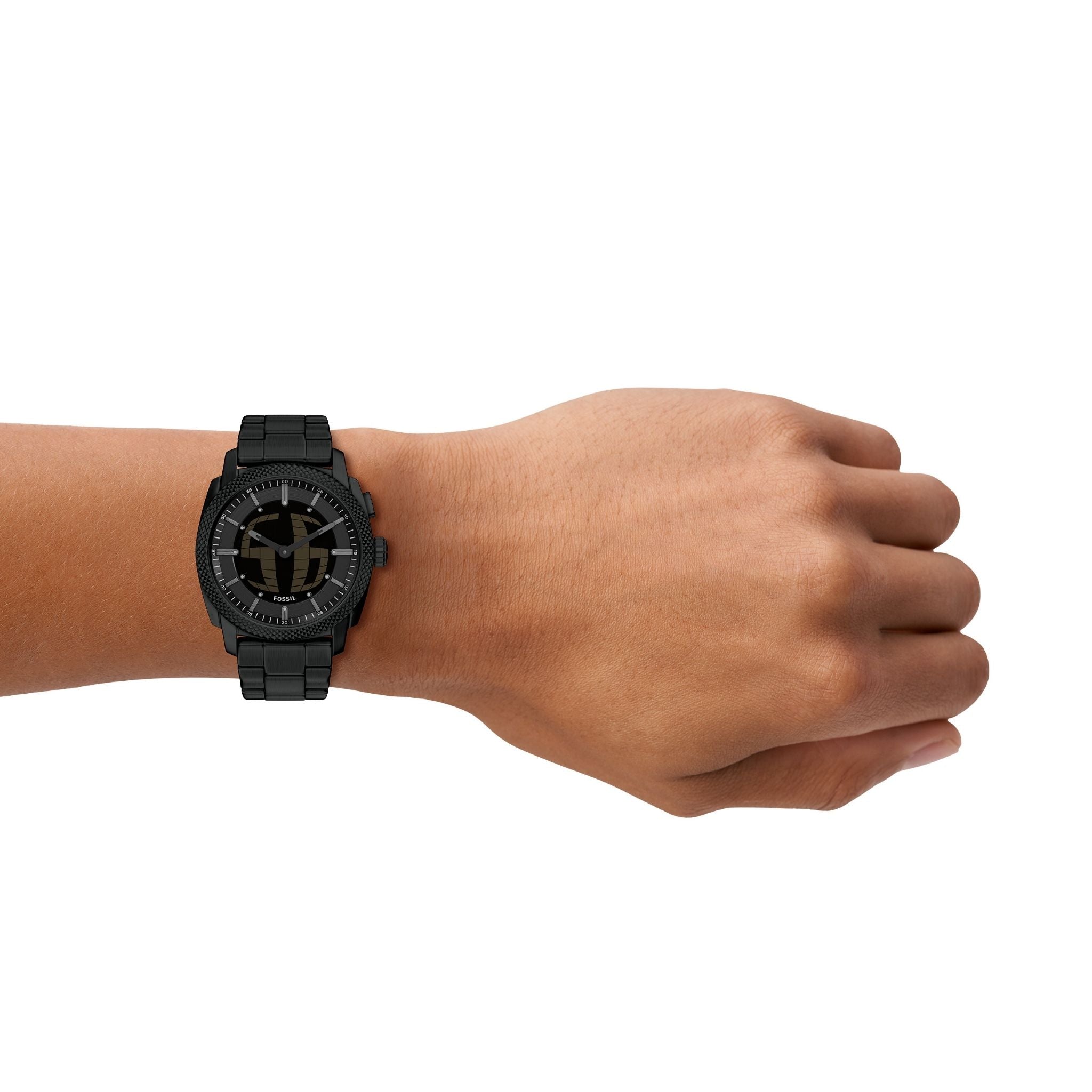 Fossil Machine Black Negative Display FS6156