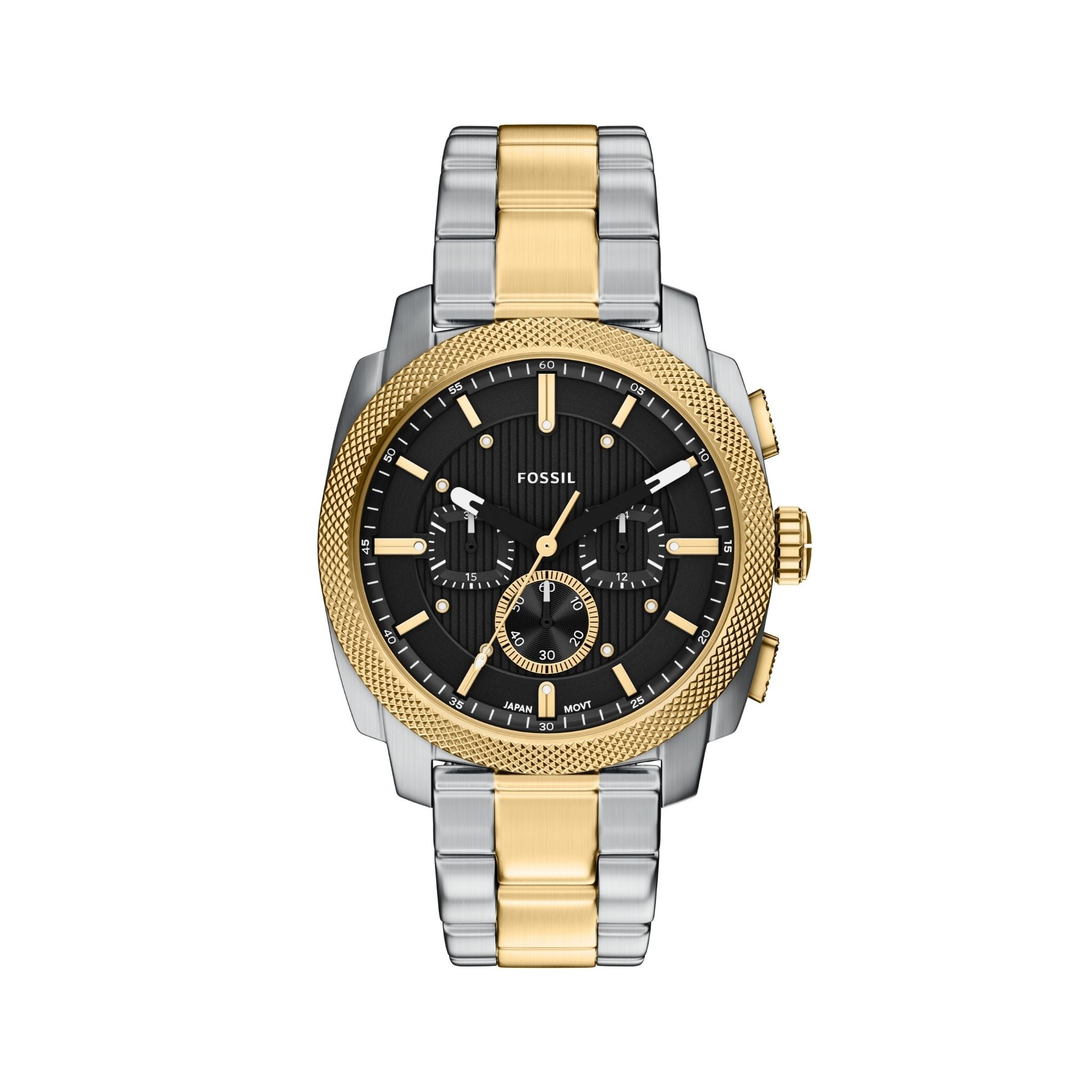 Fossil Machine Two-tone Black Dial FS6159