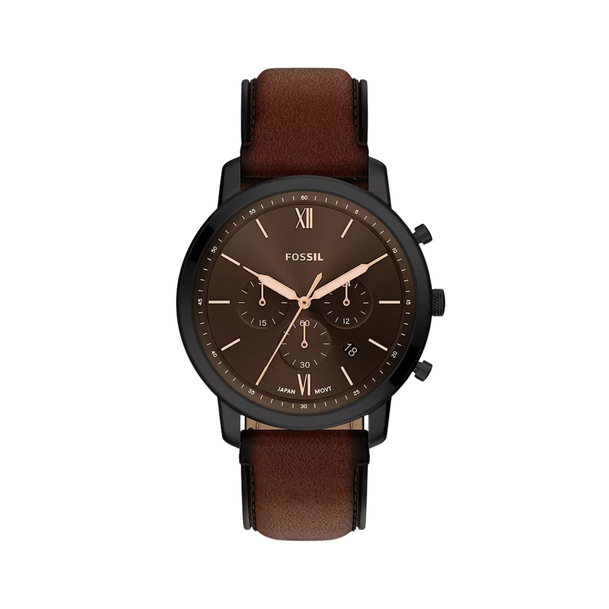 Fossil Neutra Chronograph Brown Leather FS6163