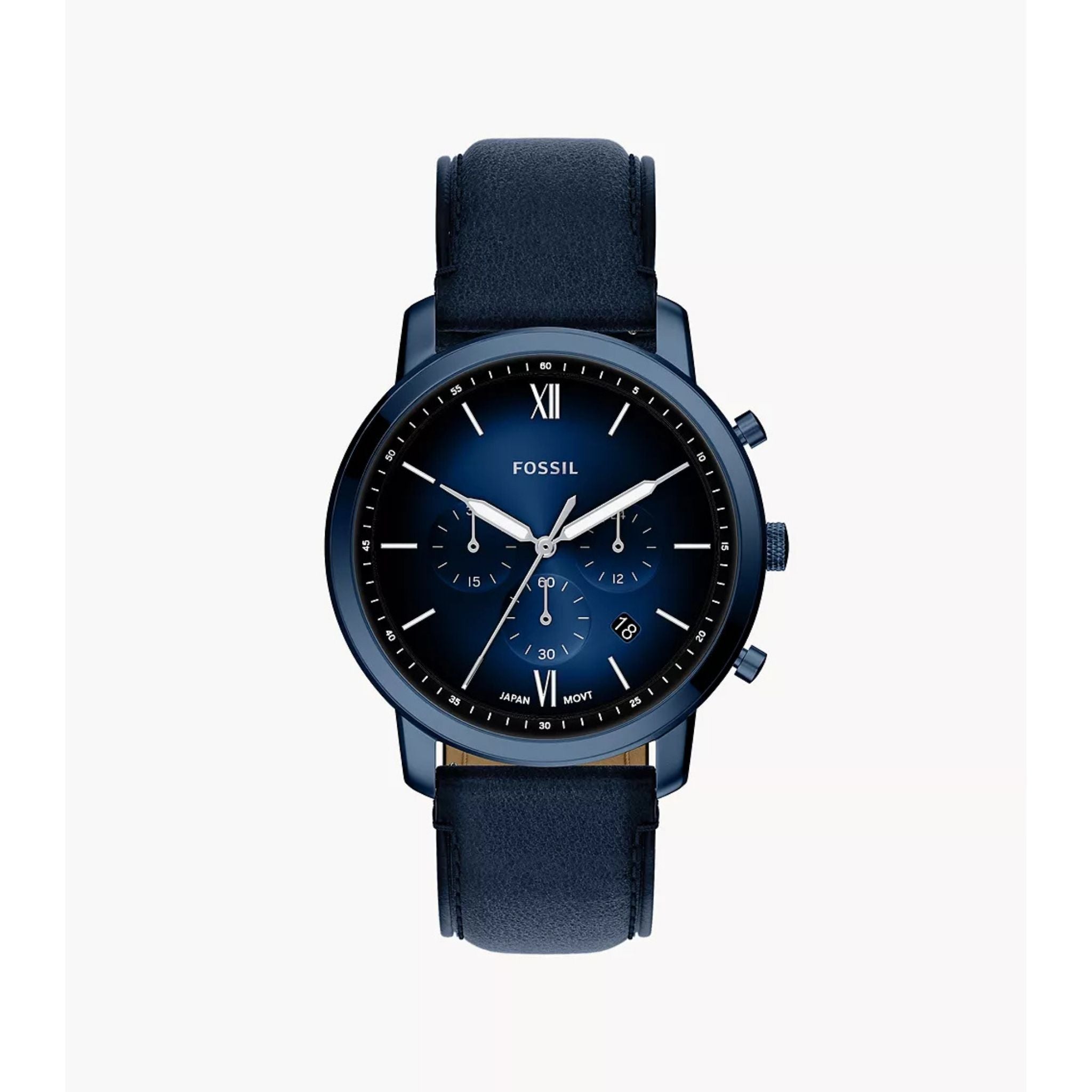 Fossil Neutra Chronograph Navy Leather FS6168