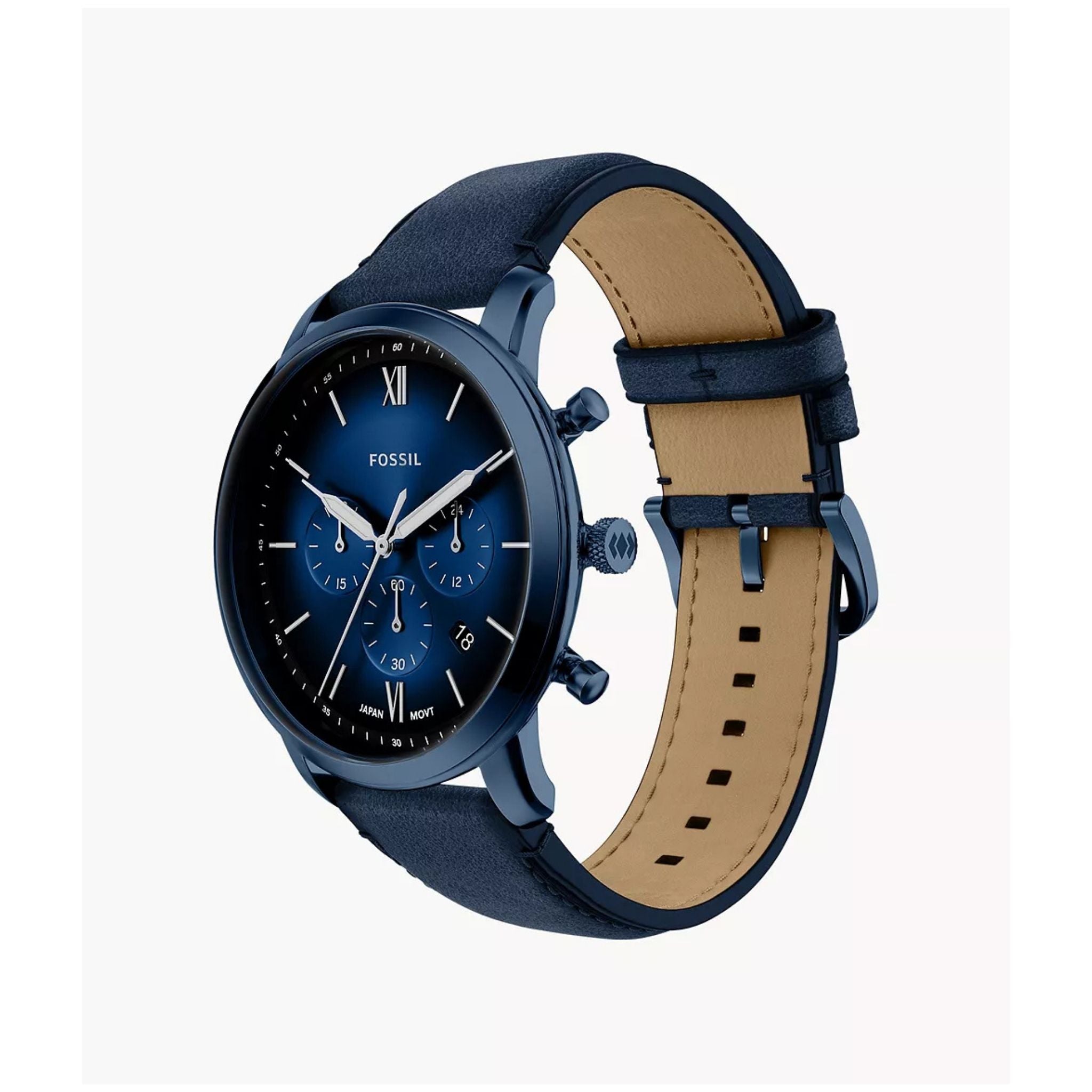 Fossil Neutra Chronograph Navy Leather FS6168
