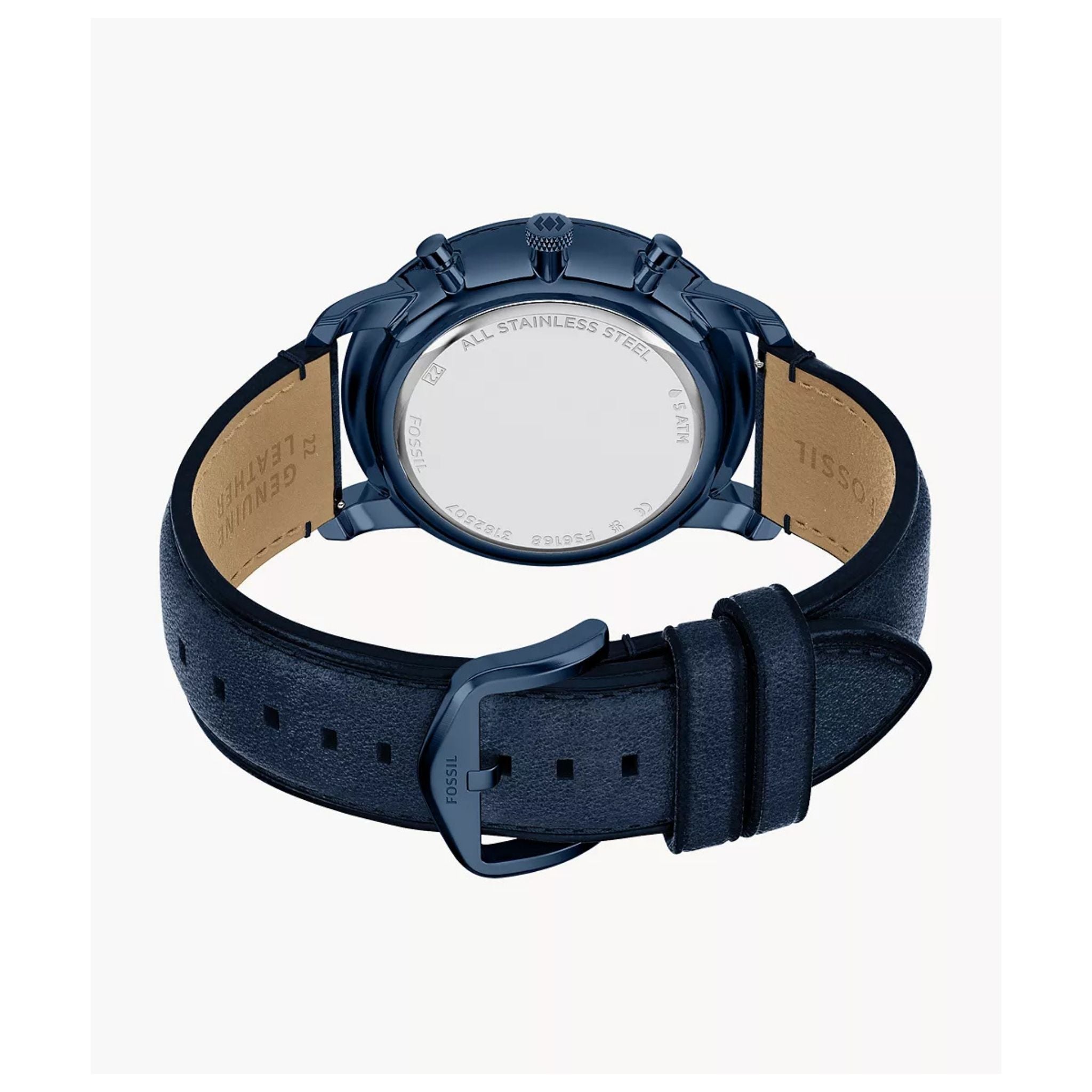 Fossil Neutra Chronograph Navy Leather FS6168