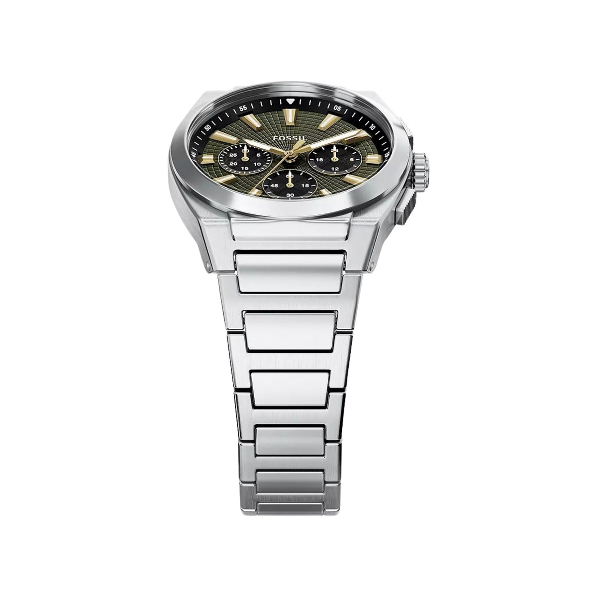 Fossil Everett 44mm Chronograph Stainless Steel Silver-tone FS6183