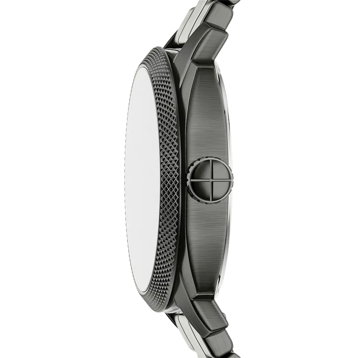 Fossil Machine 41mm Date Smoke Stainless Steel FS6185