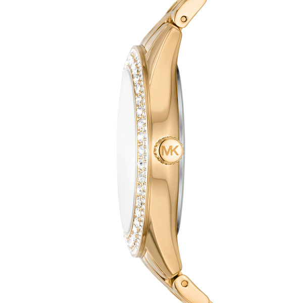 Michael Kors Harlowe Gold dial Ladies watch - MK4709