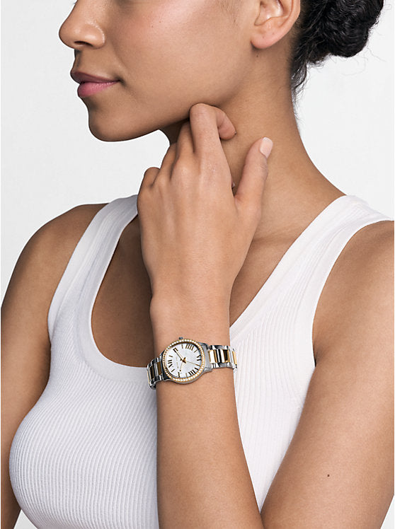 Michael Kors Sage Two-Tone Watch MK4910