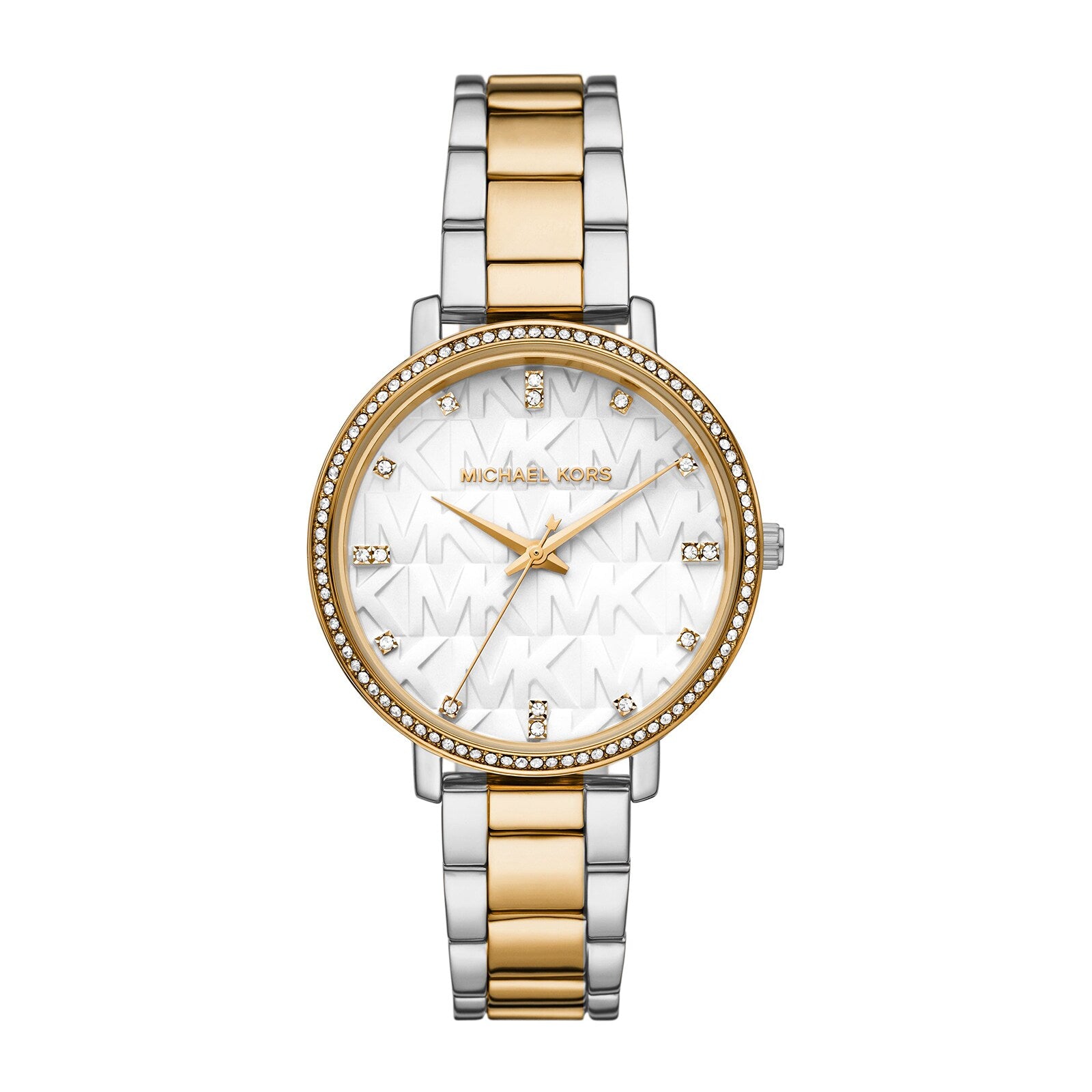 Michael Kors MK4920 Pyper Two-Tone Ladies’ Watch with Mother-of-Pearl Dial