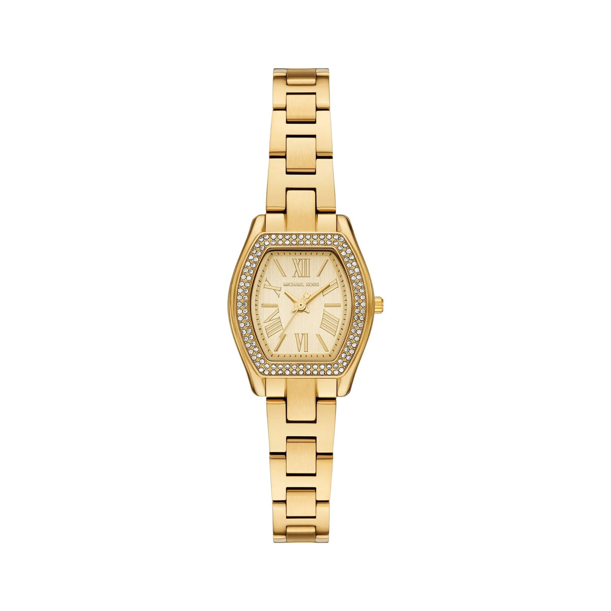 Michael Kors Petite Chelsea Pavé Gold-Tone Watch MK7618