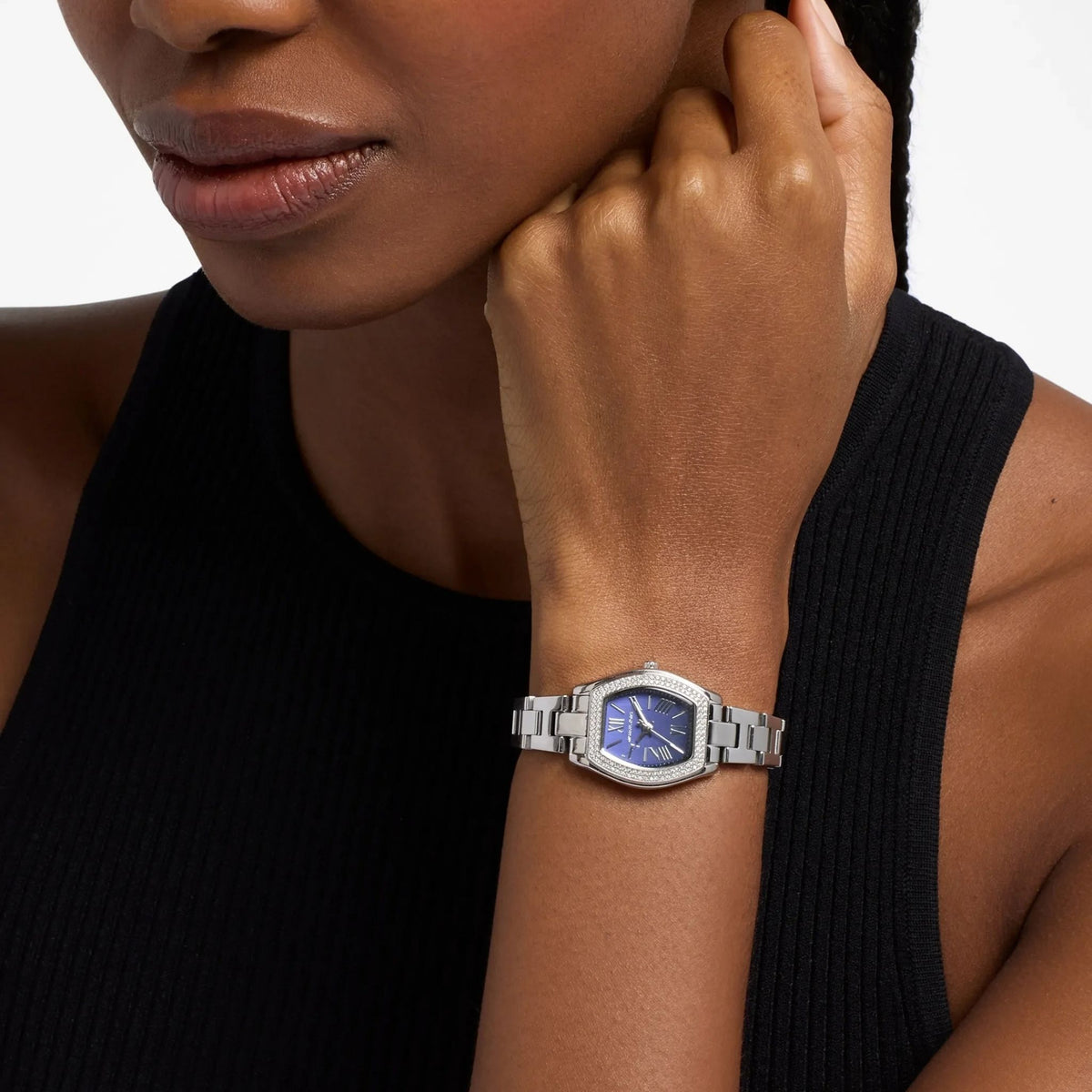 Michael Kors Petite Chelsea Pavé Silver-Tone MK7621