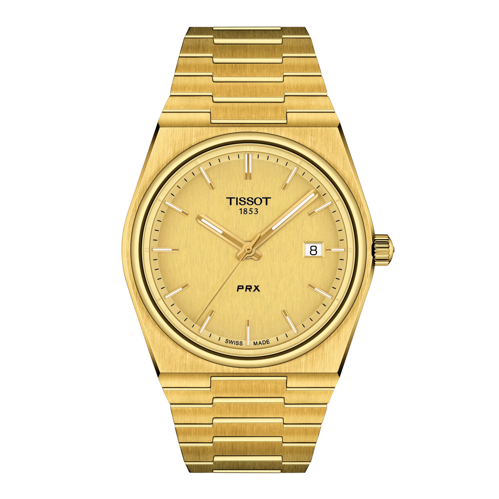 Tissot PRX Powermatic 80 Gold PVD Men's Quartz Watch T1374103302100