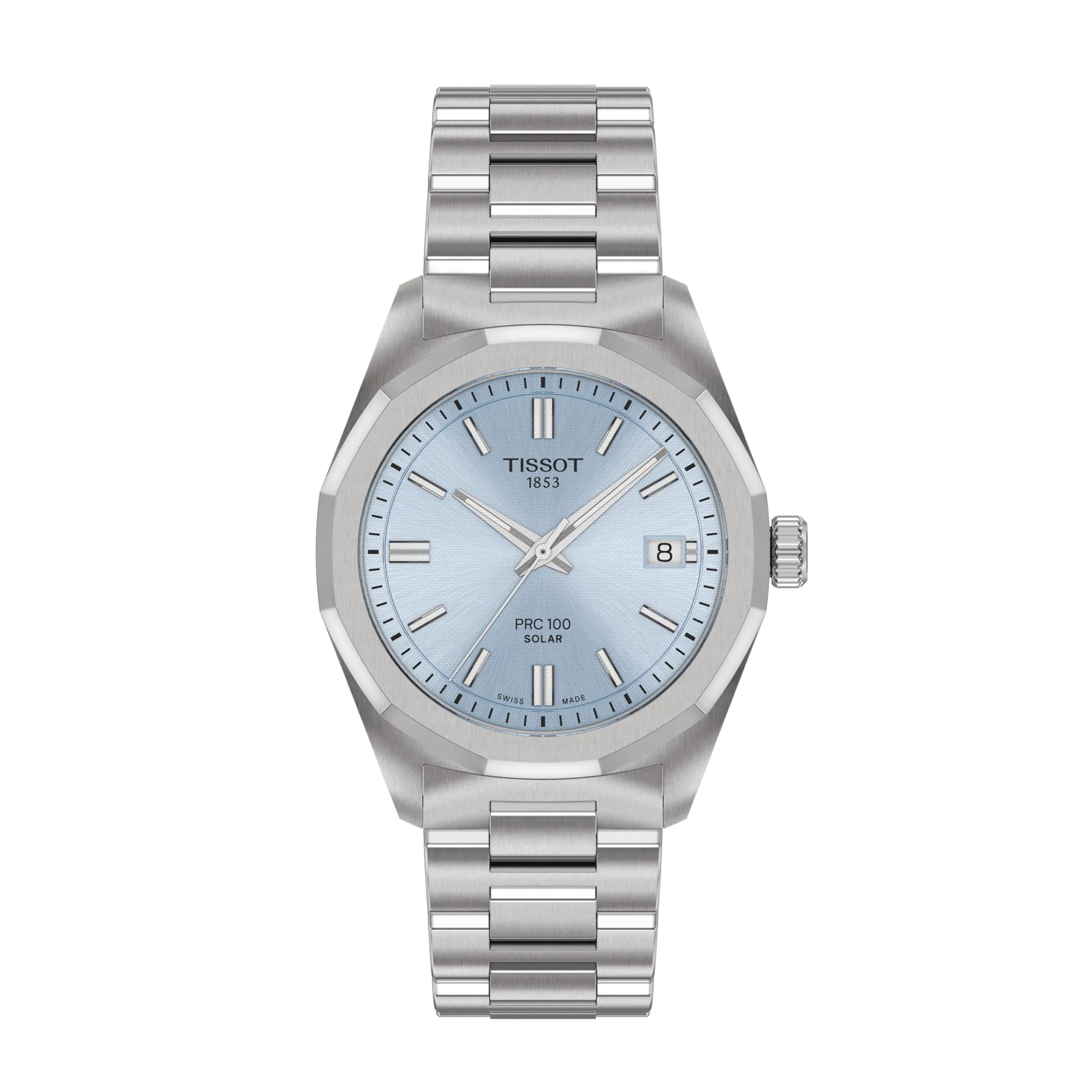 Tissot PRC 100 Solar 34mm Ice Blue Women’s Watch T151.822.11.351.00