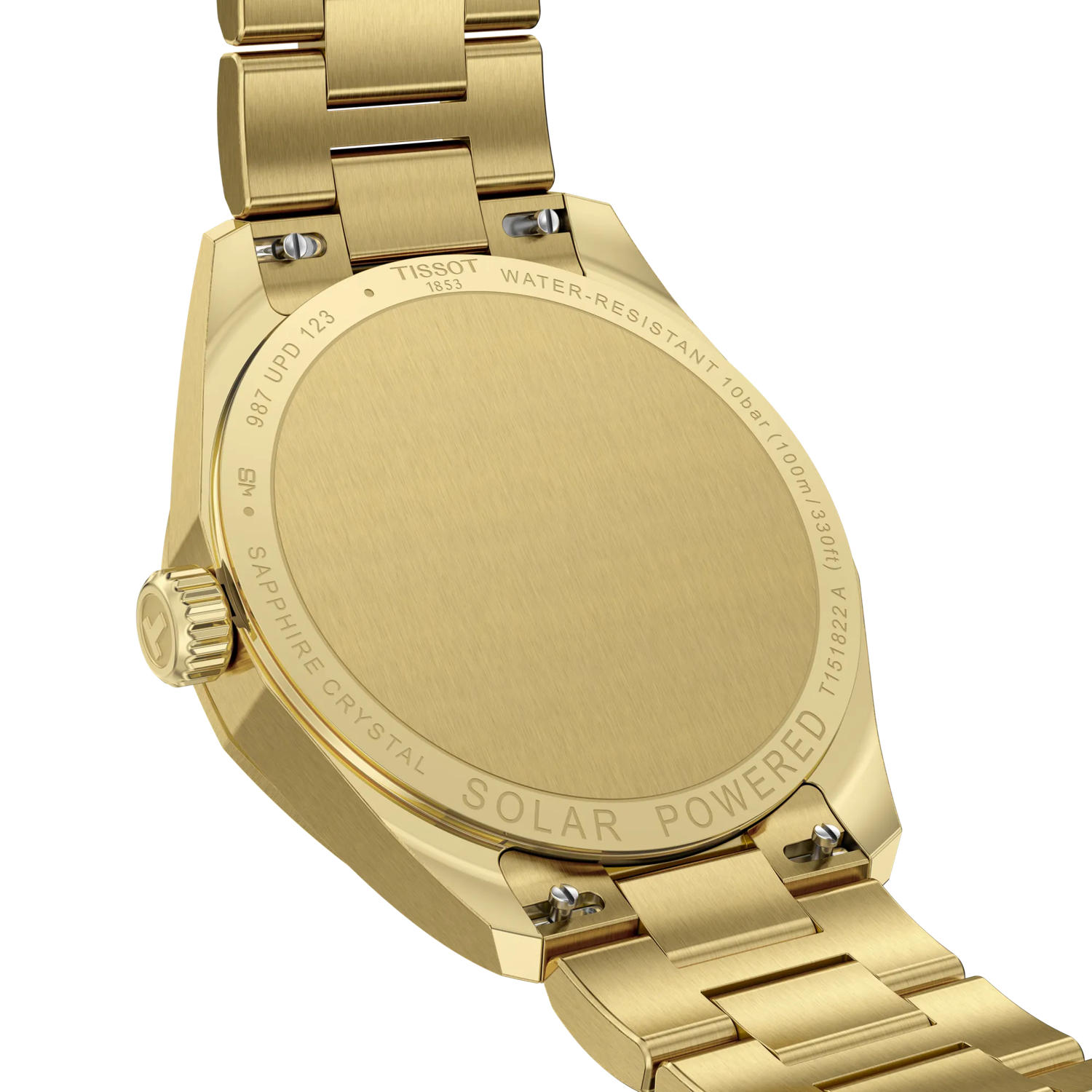 Tissot PRC 100 Solar 34 mm Champagne Dial Women’s Watch T1518223302100