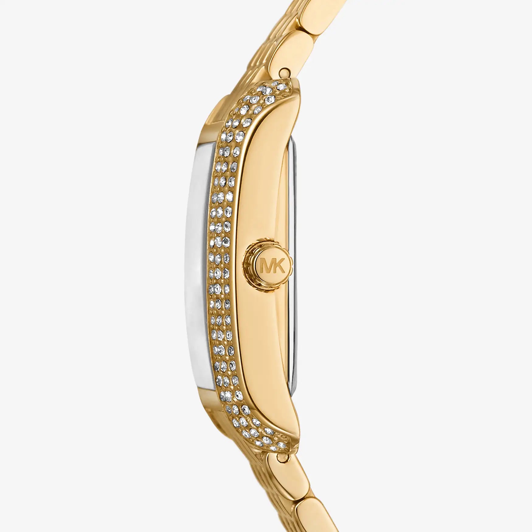 Michael Kors Petite Emery Pavé Gold-Tone Ladies Watch - MK4826