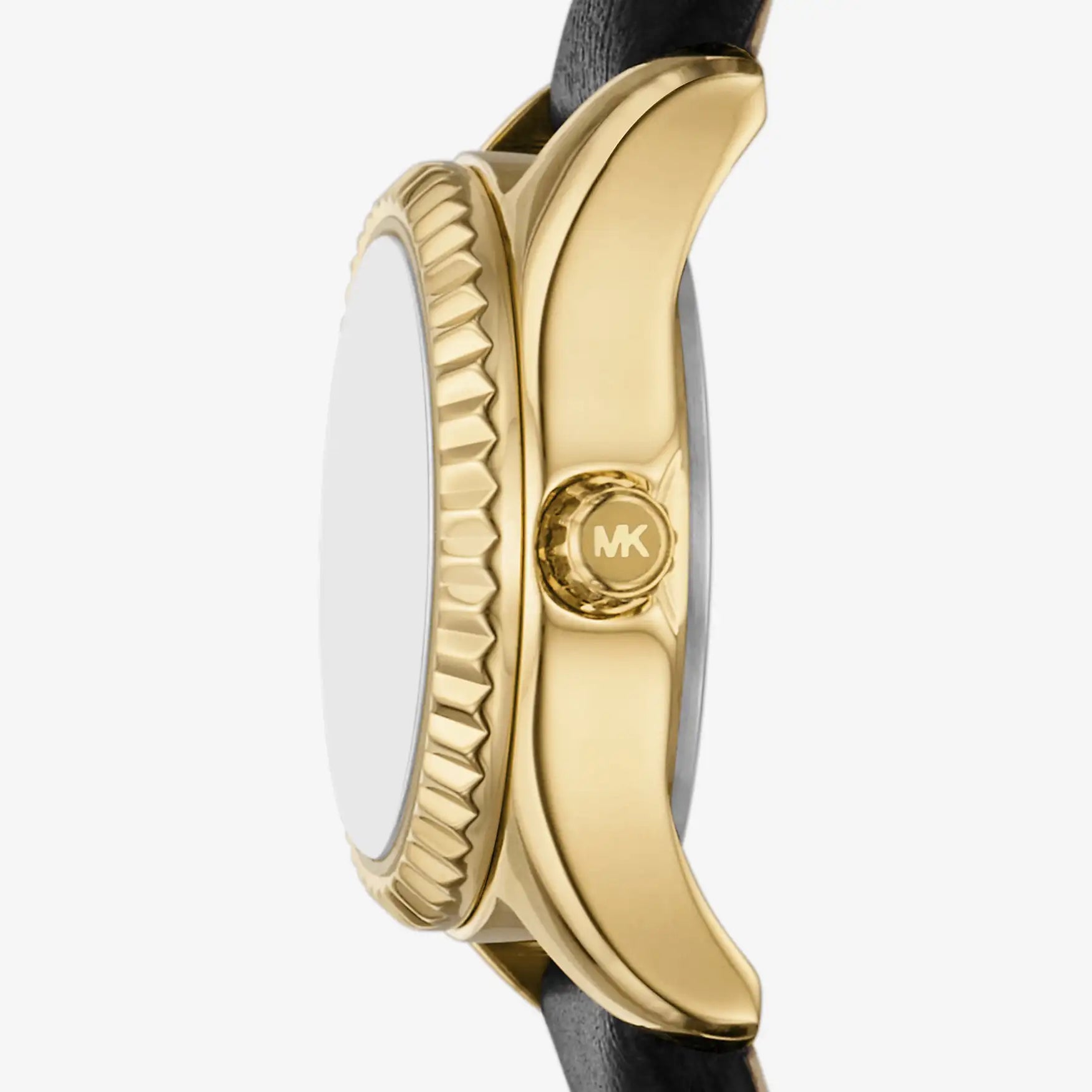 Michael Kors Micro Lexington Black Leather Ladies Watch - MK4901